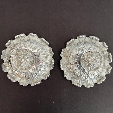 Spanish Botanical Door Handles, Pair 