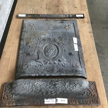 Antique Steel Fireplace Door (Seattle)