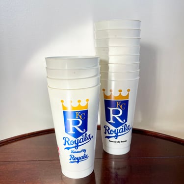 Vintage Kansas City Royals Plastic MLB Baseball Stadium Beer Souvenir Cup 