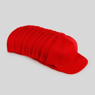 Vintage Deadstock Fire Red All Foam Trucker Hat Pack Of 12