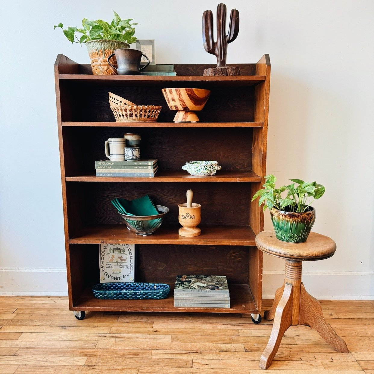 Rolling Bookshelf | Carousel + Folk - Minneapolis, MN | ATTIC