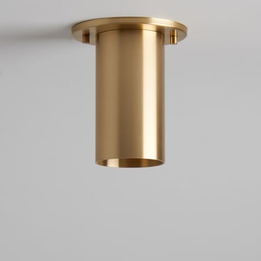 Modern Semi Flush - Brass Light Fixture - Mid-Century Modern Flush Mount - Classic Look 