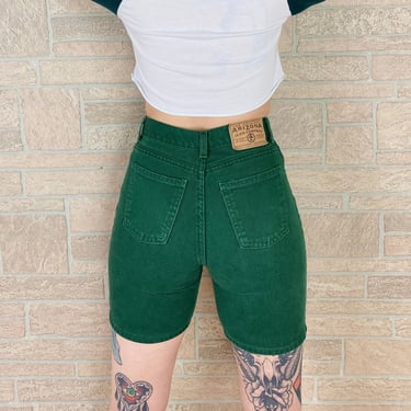 90's Arizona Long Line Jean Shorts / Size 24 