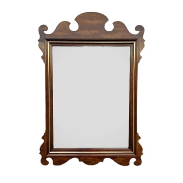 Vintage Chippendale Mirror 46x28 FREE SHIPPING Traditional Decorative Antique Style Wood Wall Mirror 