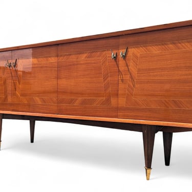 Mid Century French Modern Lacquered Sideboard 