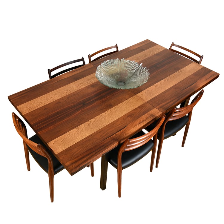 The Danish Modern Expanding Trifecta Dining Table