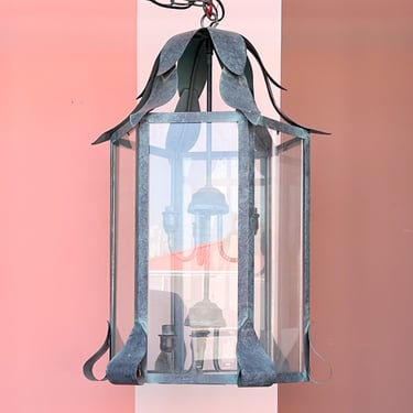 Palm Beach Chic Patina Lantern