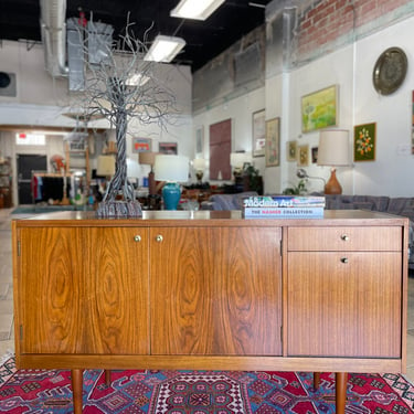 Mid Century Teak Drop-Down Credenza by Hopewells