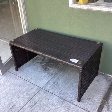 Synthetic Rattan Patio Coffee Table (NO GLASS)