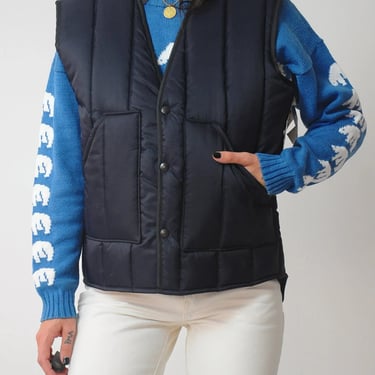 1980's Deadstock Quilted Puffer Vest