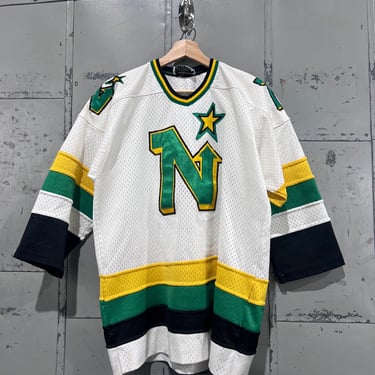 80's  Minnesota north stars CCM steele Jersey Large 