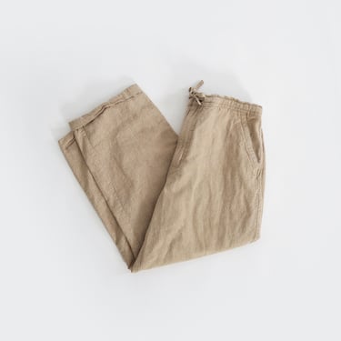 Vintage Khaki linen cotton pants 