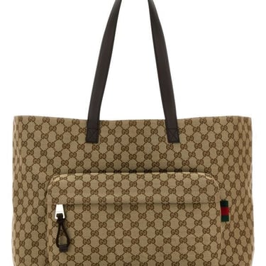 Gucci Man Original Gg Fabric Lage Gg Shopping Bag