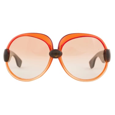 Yves Saint Laurent 1976 Ad Campaign Vintage Orange Oversized 