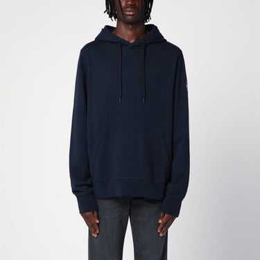 Canada Goose Navy Blue Cotton Hoodie Men