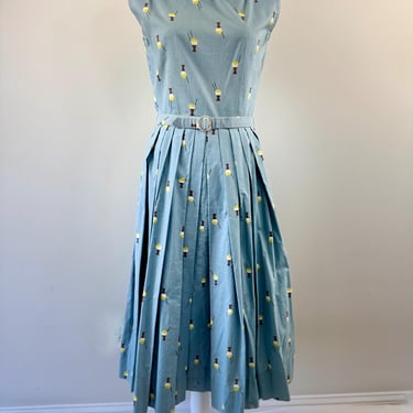 1970s Cotton Ice Cream Sundae Dress 