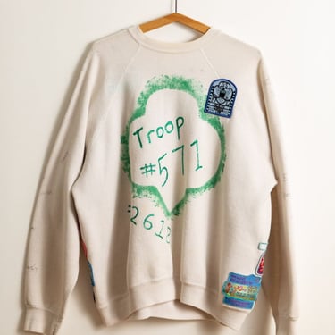 AMERICAN RAG VINTAGE Vintage 90&#39;s Girl Scout Patch Sweatshirt