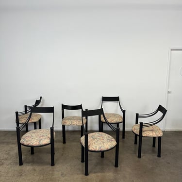 Postmodern Metal Rope Dining Chairs - Set of 6 