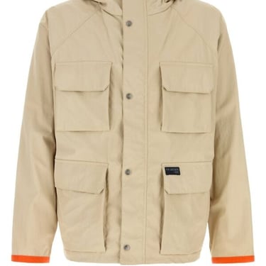 Fay Men Beige Nylon Windbreaker