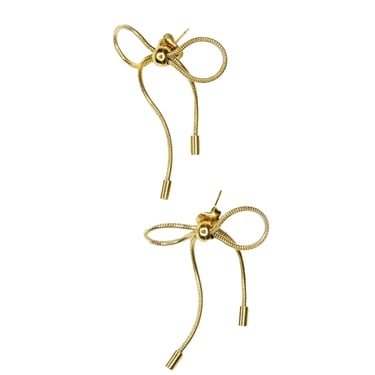 BOW EARRINGS - GOLD