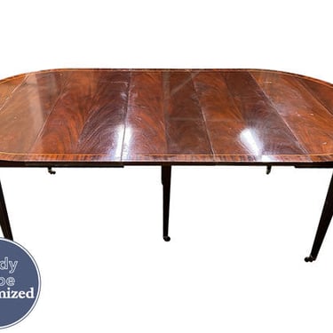 23&quot;-87.5&quot; Unfinished Baker Furniture Vintage Table #08407