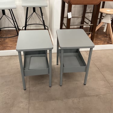 Pair of Casper Nightstands- Gray