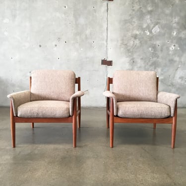 Set of Two Danish Lounge Chairs by Grete Jalke for France &amp; Sons