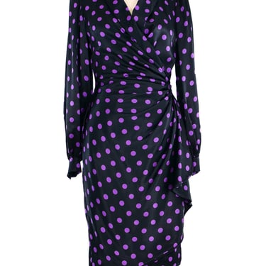 Ungaro Dot Printed Silk Dress