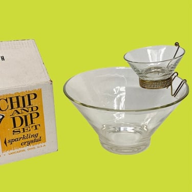 mid century vintage chip and dip