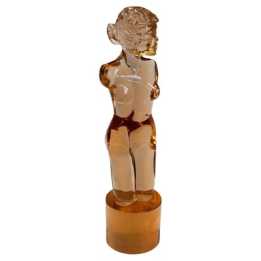 Abstract &quot;Venus de Milo&quot; Murano Glass Sculpture by Loredano Rosin
