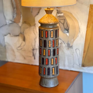 Aldo Londi | Bitossi | Ceramic Table Lamp 