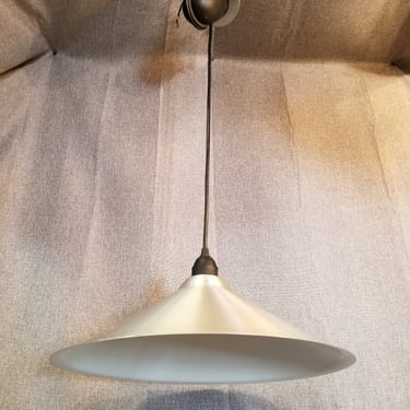 Vintage Ikew Pull Down Pendant Light with Aluminum Shade
