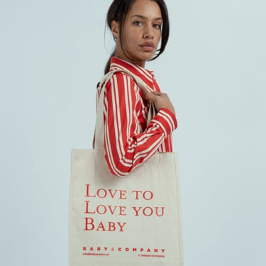 Baby &amp; Company Love to Love You Tote - Parchment