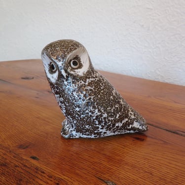 Vintage Pigeon Forge Pottery Owl Figurine Tennessee 