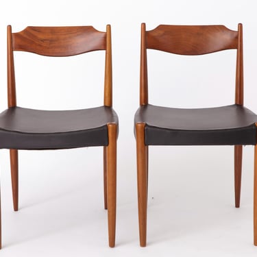 2 Vintage Chairs 1960s - Teak 