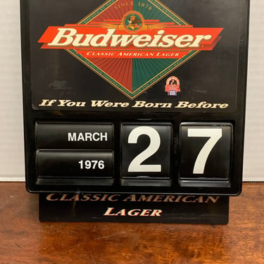 Vintage Budweiser Calendar 