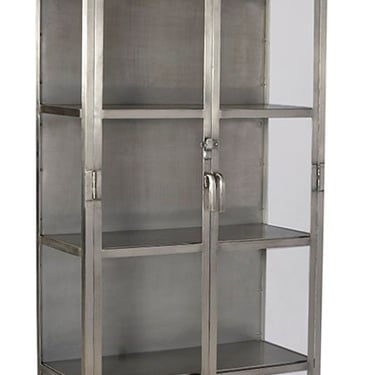 32” Wide Metal and Glass Cabinet by Terra Nova Designs Los Angeles 