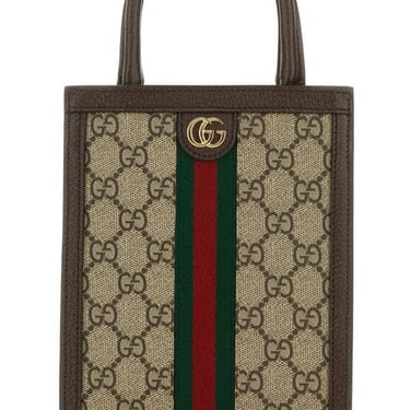 Gucci Woman Gg Supreme Fabric Mini Ophidia Handbag