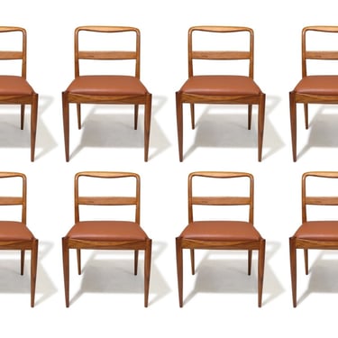 Eight Mid-century Liceu de Artes e Officios Brazilian Modern Dining Chairs