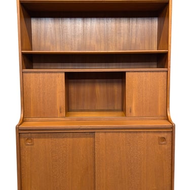 Teak Secretary Bookcase - 072477