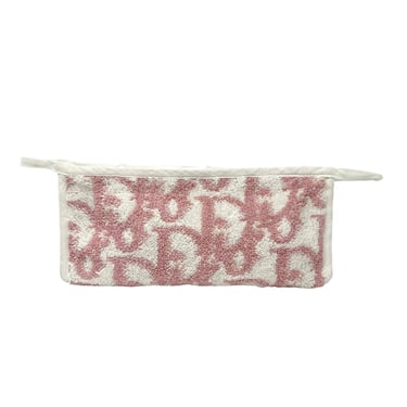 Dior Pink Terry Cloth Pouch