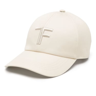 Tom Ford Men Canvas And Leather Cap