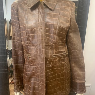 Rare Oscar De Le Renta Leather Jacket 