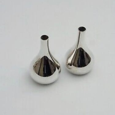 Vintage Danish Modern Teardrop Onion Pair of Candle Holders by Jens Quistgaard for Dansk 