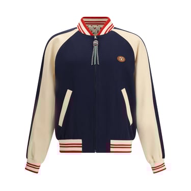 Valentino Men Le Chat De La Maison Bomber Jacket
