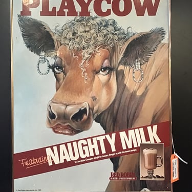 ‘PlayCow’ Poster Red Robin 1985 (Seattle)