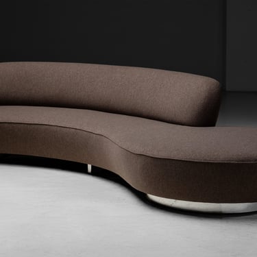 Vladimir Kagan Sofa in Wool