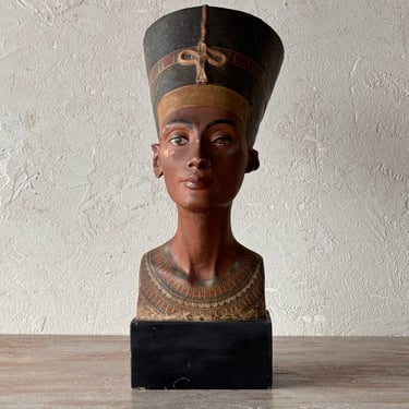 20th C. Museum Plaster Replica of the Bust of Nefertiti