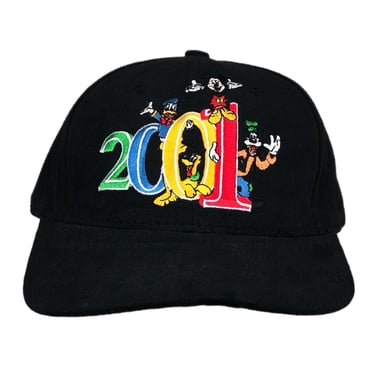 Vintage 2001 NWT Disney World “This is the Start of Something Big” Embroidered Strap Back Hat Cap 