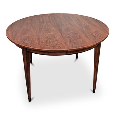 Round Rosewood Dining Table w 2 Leaves - 0823110